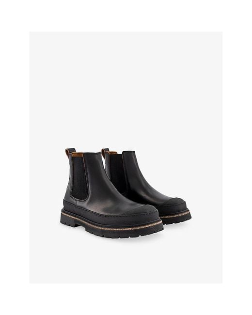 Birkenstock Black Prescott Leather Chelsea Boots