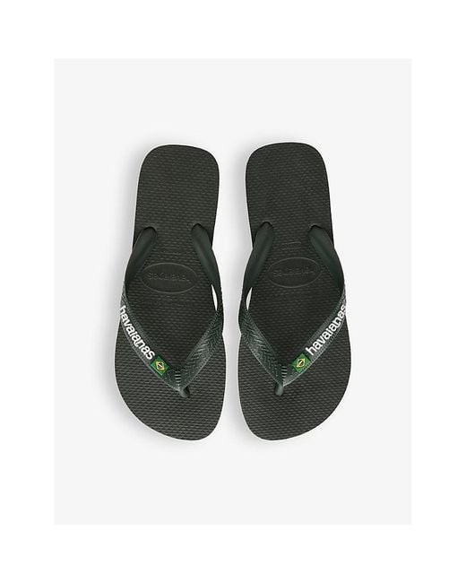 Havaianas Multicolor Brasil Logo-Embossed Rubber Flip-Flops