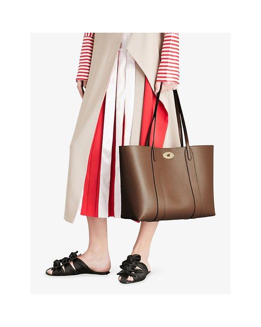 Mulberry Brown Bayswater Small Leather Tote Bag