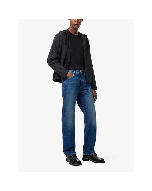 The Row Black Orsin Technical Hooded Woven Jacket for men
