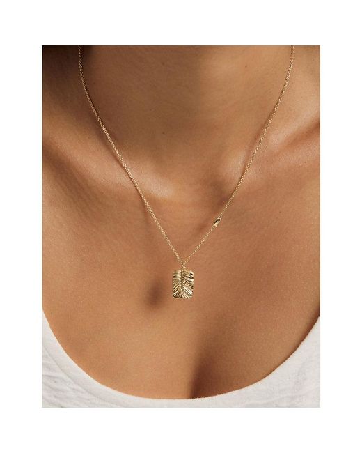 Astley Clarke Metallic Terra Cherished 18Ct-Plated Vermeil Pendant Necklace