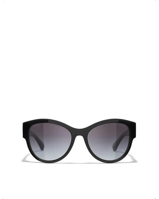 Chanel Pantos Sunglasses in Gray Lyst
