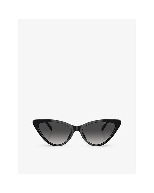 Michael Kors Black Mk2195u Harbour Island Cat Eye-frame Acetate Sunglasses