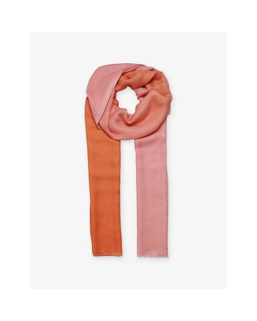 eem Red Ombre Print Scarf