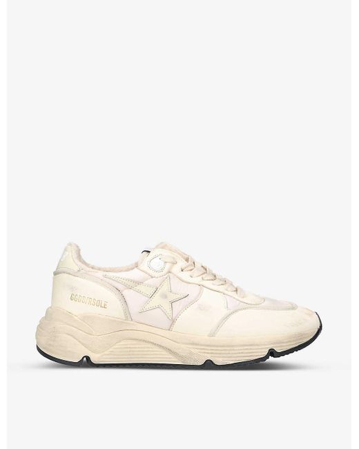 white soled trainers