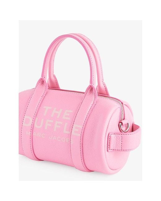 Marc Jacobs Pink The Mini Duffle Leather Duffle Bag