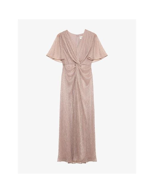 Phase Eight Pink Dorinda Woven Maxi Dress