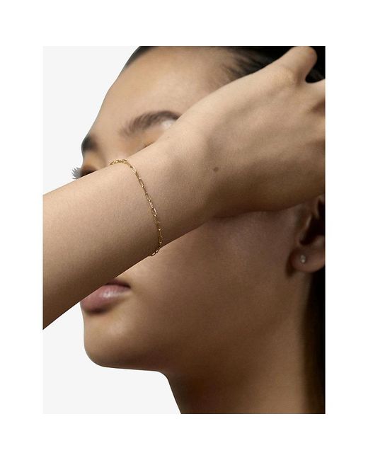 Monica Vinader Natural Essential 14Ct-Plated Vermeil 925 Sterling- Bracelet