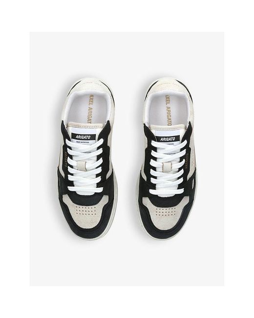 Axel Arigato White Dice Lo Leather And Recycled-polyester Low-top Trainers
