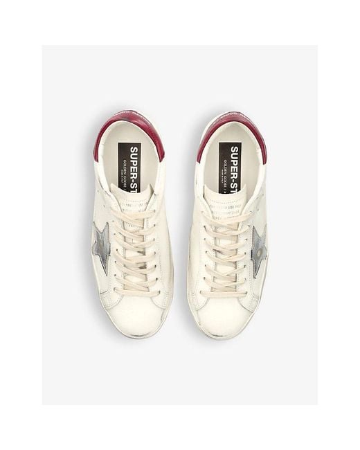 Golden Goose Deluxe Brand White Superstar Exclusive 3 Leather Low-Top Trainers for men