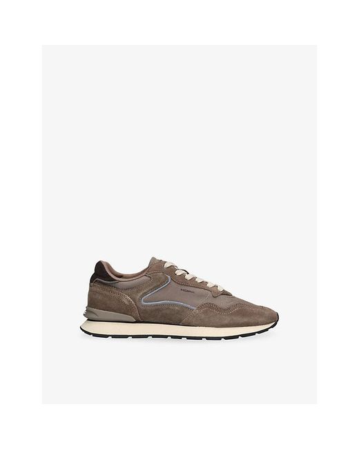 HOFF Brown City Suede And Shell Trainers for men