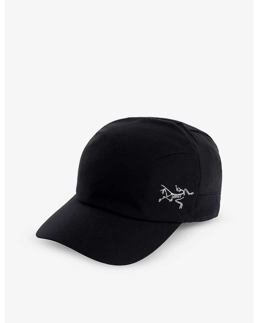 Arc'teryx Black Calvus Brand-print Woven Baseball Cap for men