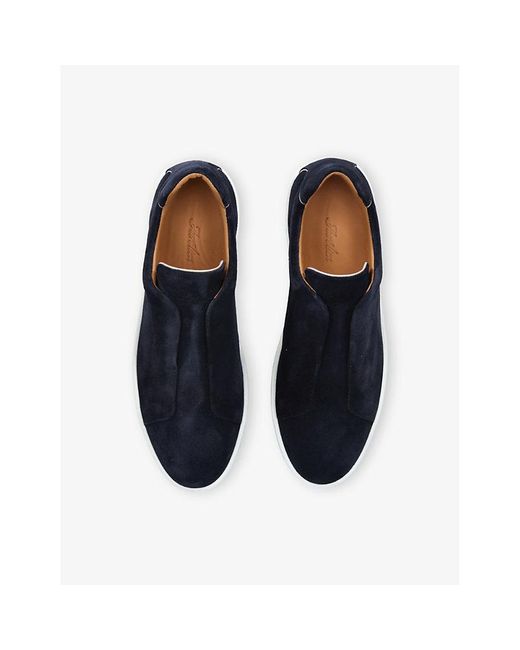 Aurélien Blue Aur3 Suede Trainers for men