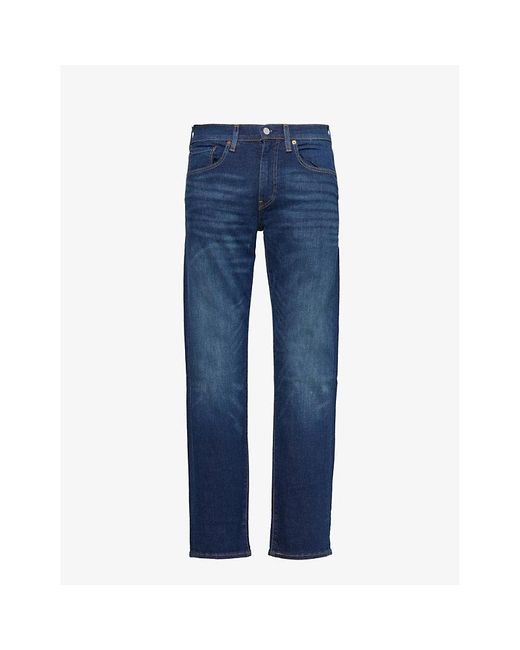 Levi's Blue 502 Tapered-leg Stretch-denim Jeans for men