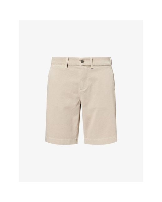 7 For All Mankind Natural Luxe Performance Cotton Chino Shorts for men