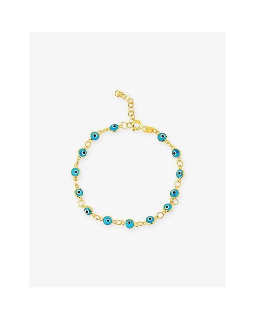 La Maison Du Couturier Metallic Ece London The Nazar V 22Ct Vermeil And Sterling- Bracelet