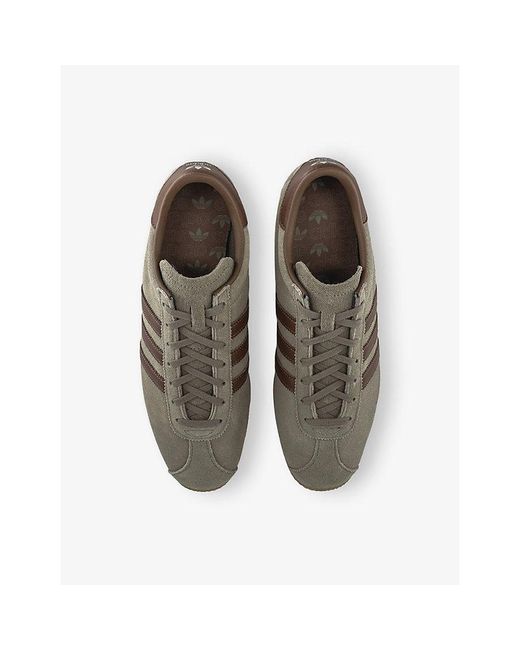 Adidas Gray Paris Suede Trainers for men