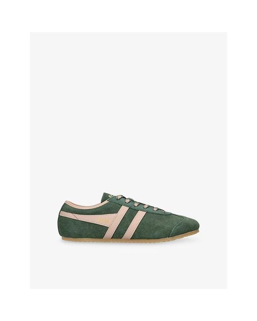 Gola Green Cleora Suede Trainers
