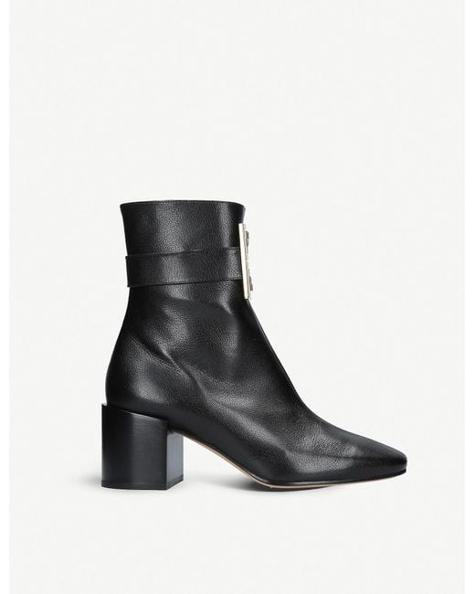 Givenchy Black 4g Leather Ankle Boots