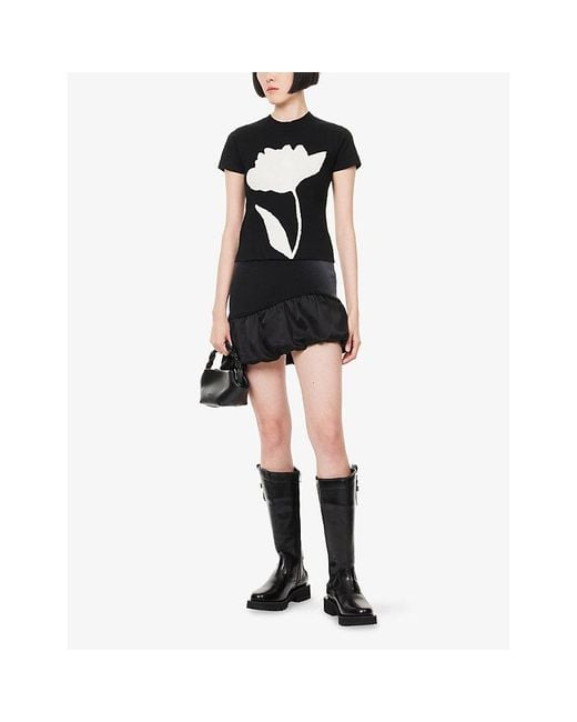 Ph5 Black Hana Knit Top