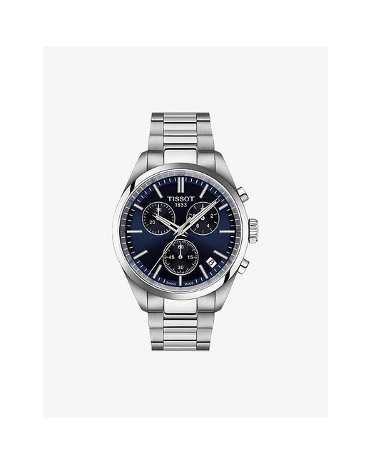 Tissot Blue T150.417.11.041.00 Pr 100 Chronograph Stainless Steel Quartz Watch