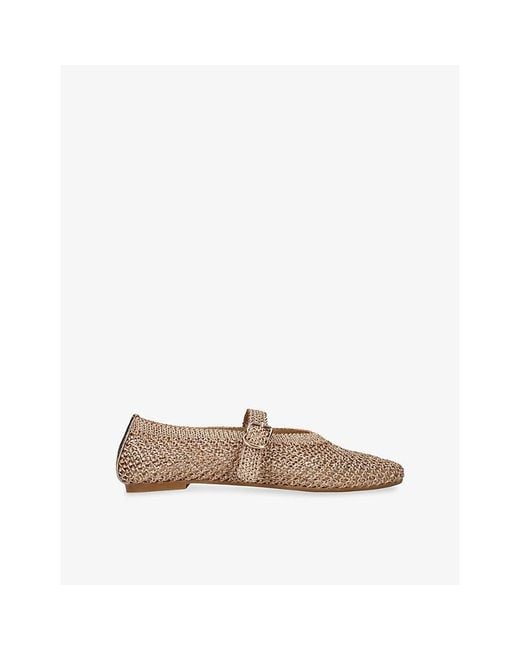 Senso Brown Cheska Woven Ballet Flats