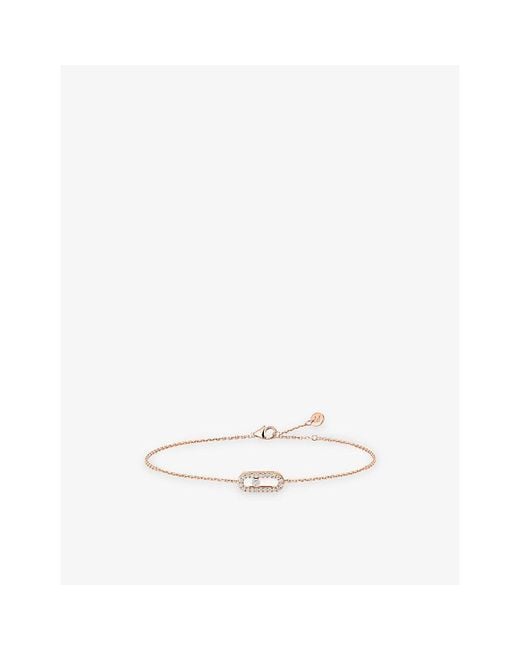Messika White Care(S) Pavé 18Ct And 0.07Ct Diamond Bracelet