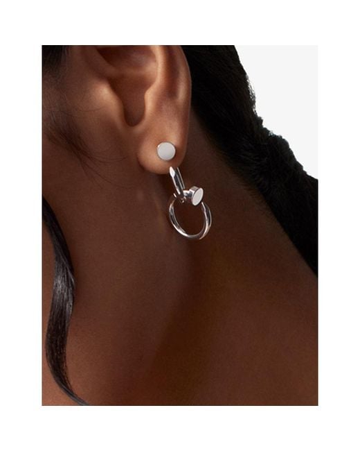 Cartier White Juste Un Clou 18Ct- Earrings
