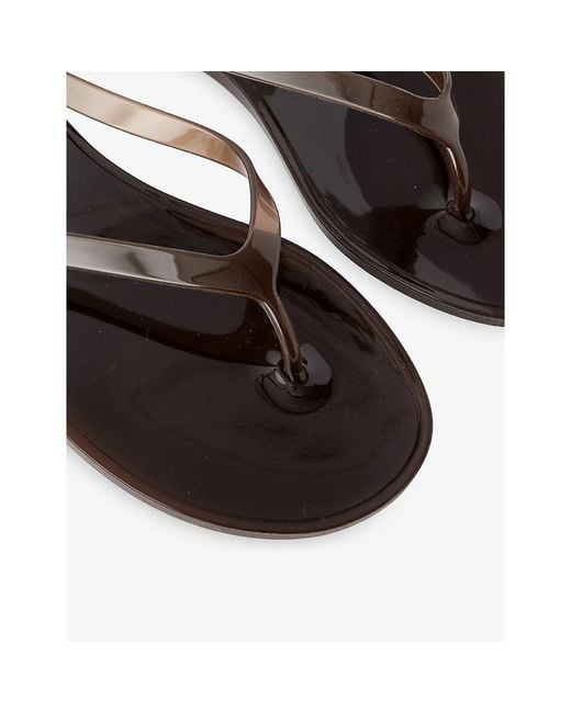 Cheap Monday Black Sardinia Jelly Flip Flops