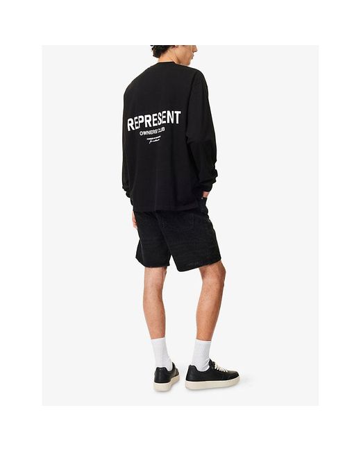 Represent Black Owners Club Relaxed-Fit Cotton Top for men