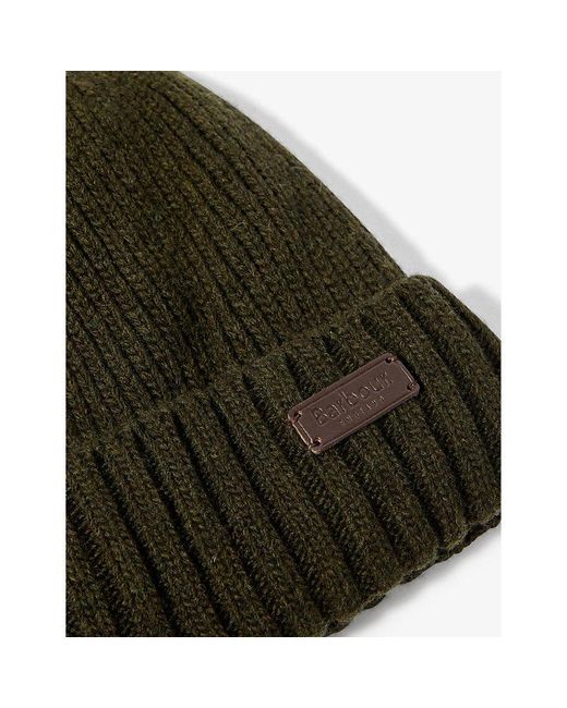 green barbour beanie