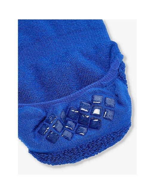 Falke Blue Cool Kick Recycled Polyester-blend Knitted Socks for men