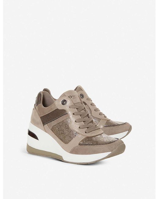 Dune sales wedge trainers