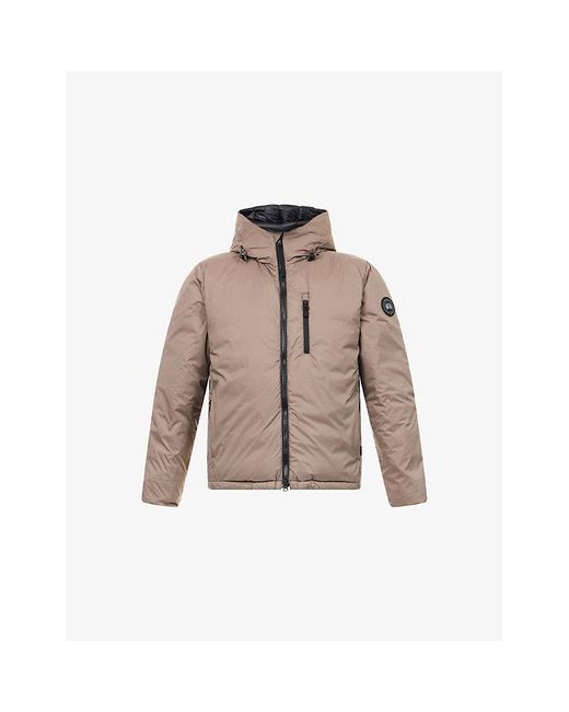 Canada Goose Natural Lodge Regular-Fit Shell-Down Hoody for men