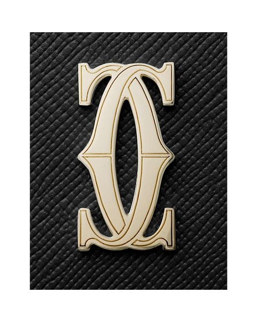 Cartier Black C De Leather Card Holder