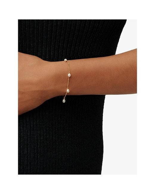 Missoma Metallic Pearl Baya 18Ct Vermeil Baroque Chain Bracelet