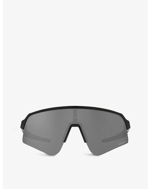 Oakley Oo9465 Sutro Lite Sweep Acetate Wraparound Sunglasses in Black ...