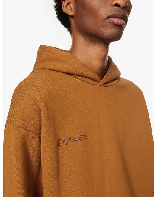 brown pangaia hoodie