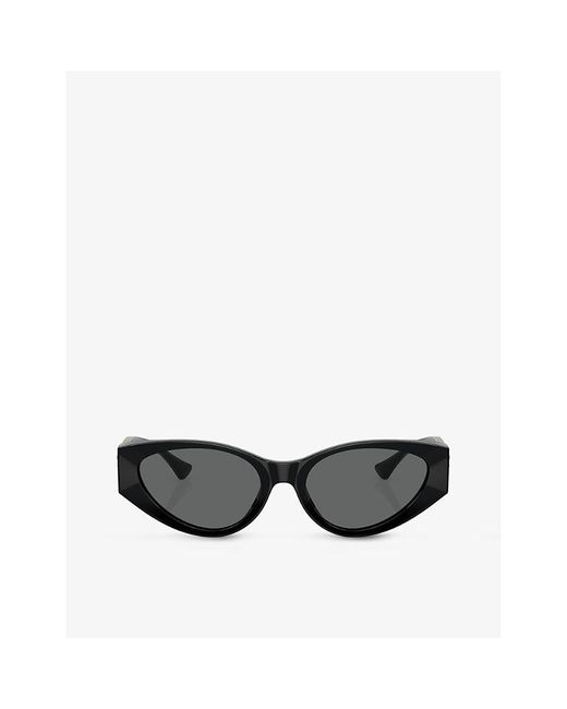 Versace Black Ve4454 Logo-embellished Acetate Sunglasses