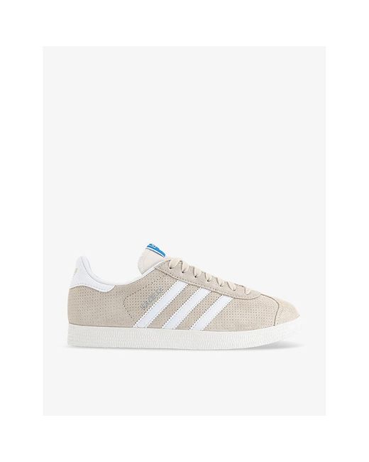 Adidas White Gazelle Suede Low-top Trainers
