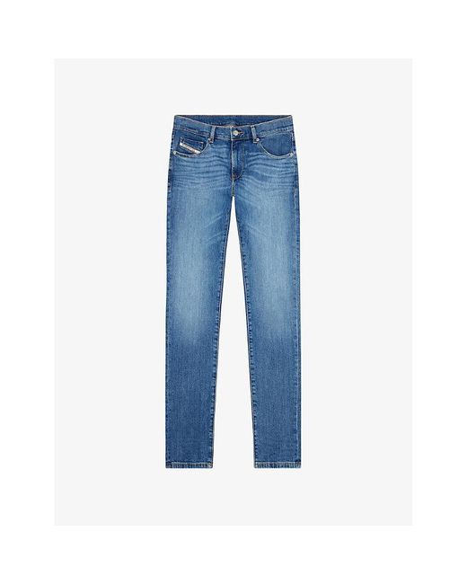 DIESEL Blue 2019 D-Strukt Slim Denim Jeans for men
