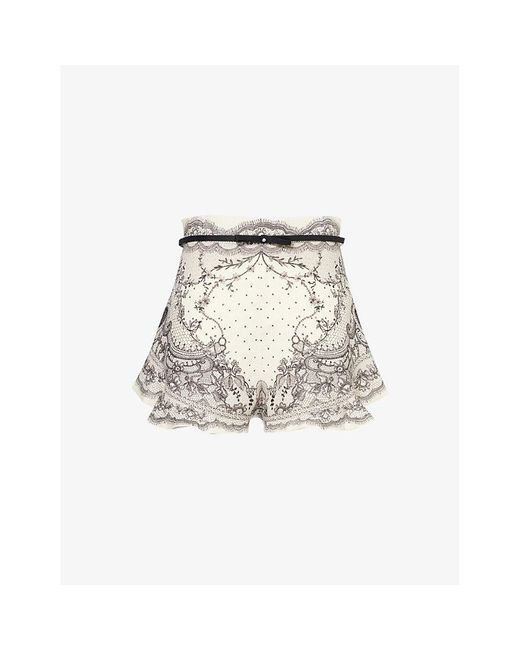 Crush Silk Blend Shorts