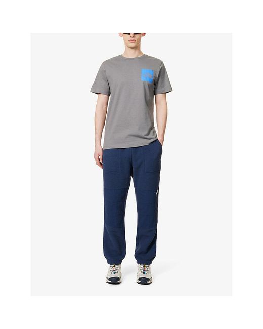 The North Face Blue Denali Brand-embroidered Fleece jogging Bottoms X for men