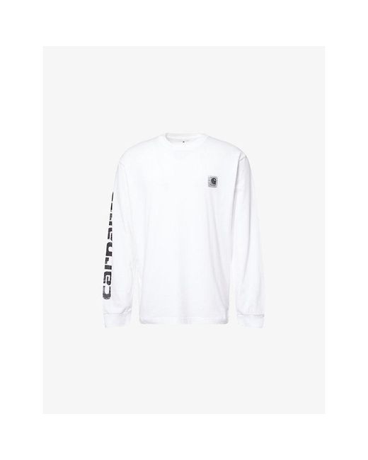 Carhartt White Archive Script Cotton-Jersey T-Shirt for men