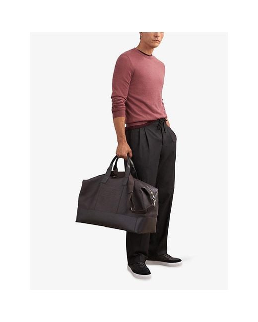 Reiss Red Wessex Crewneck Wool Jumper for men