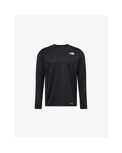 The North Face Blue Shadow Logo-Print Woven Top for men