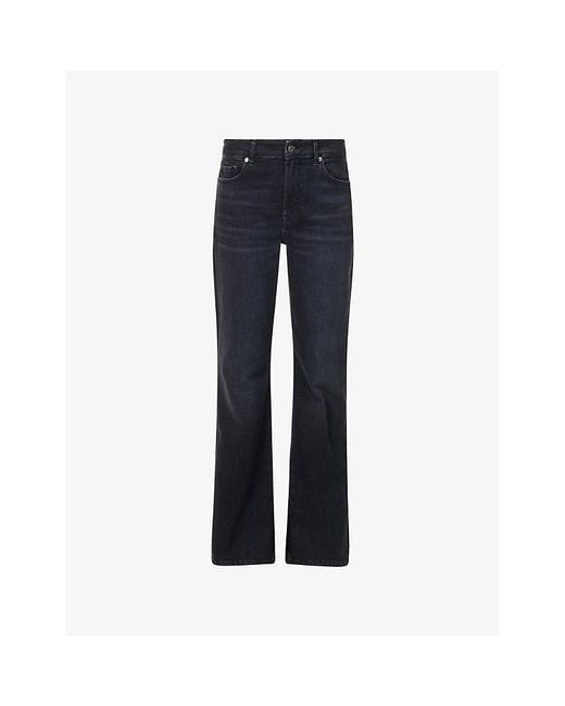 7 For All Mankind Blue The Leggy Bootcut Denim Jeans
