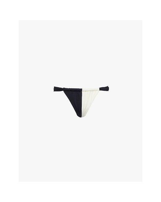 Cheap Monday White Malta Nylon-Blend Bikini Bottoms