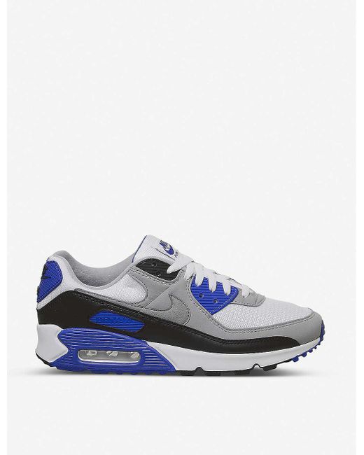 Nike Leather Air Max 90 in White,Purple (Blue) for Men | Lyst Australia