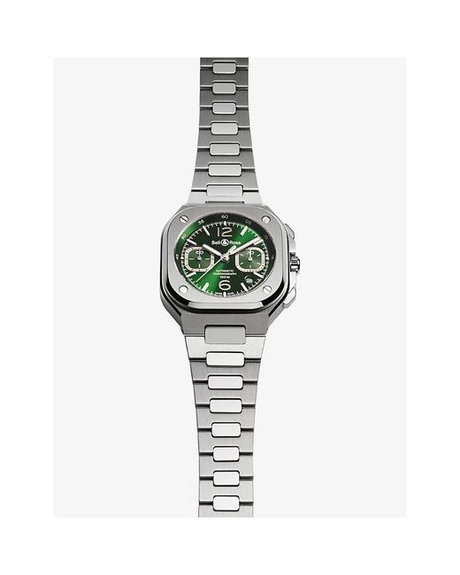 Bell & Ross Green Br05c-gn-stsst Chrono Stainless-steel Automatic Watch for men
